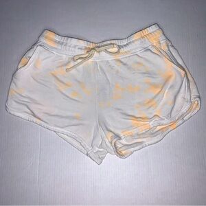 Sundry Pop Orange Tie-Dye Drawstring Shorts Size 3/L